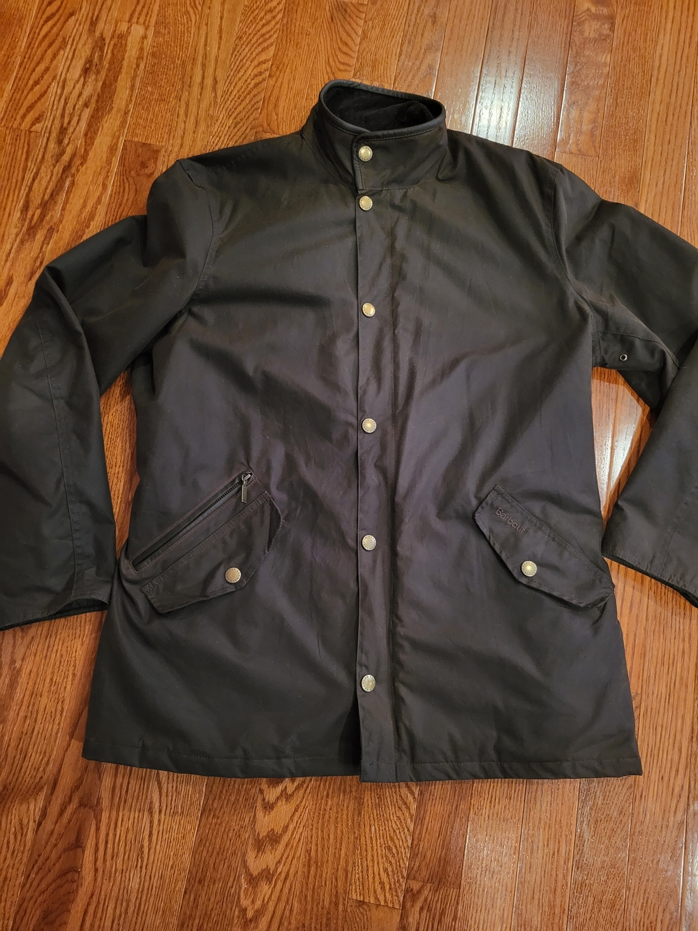 Barbour Prestbury Wax Jacket Olive Like New Condition